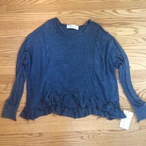 Vintage Havana Light Weight Navy Sweater